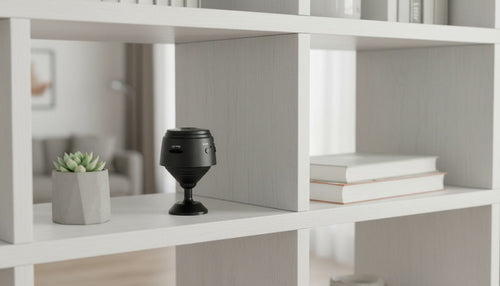 Mini WiFi Security Camera with Smart Motion Detection, 150° Wide Angle & Infrared Night Vision