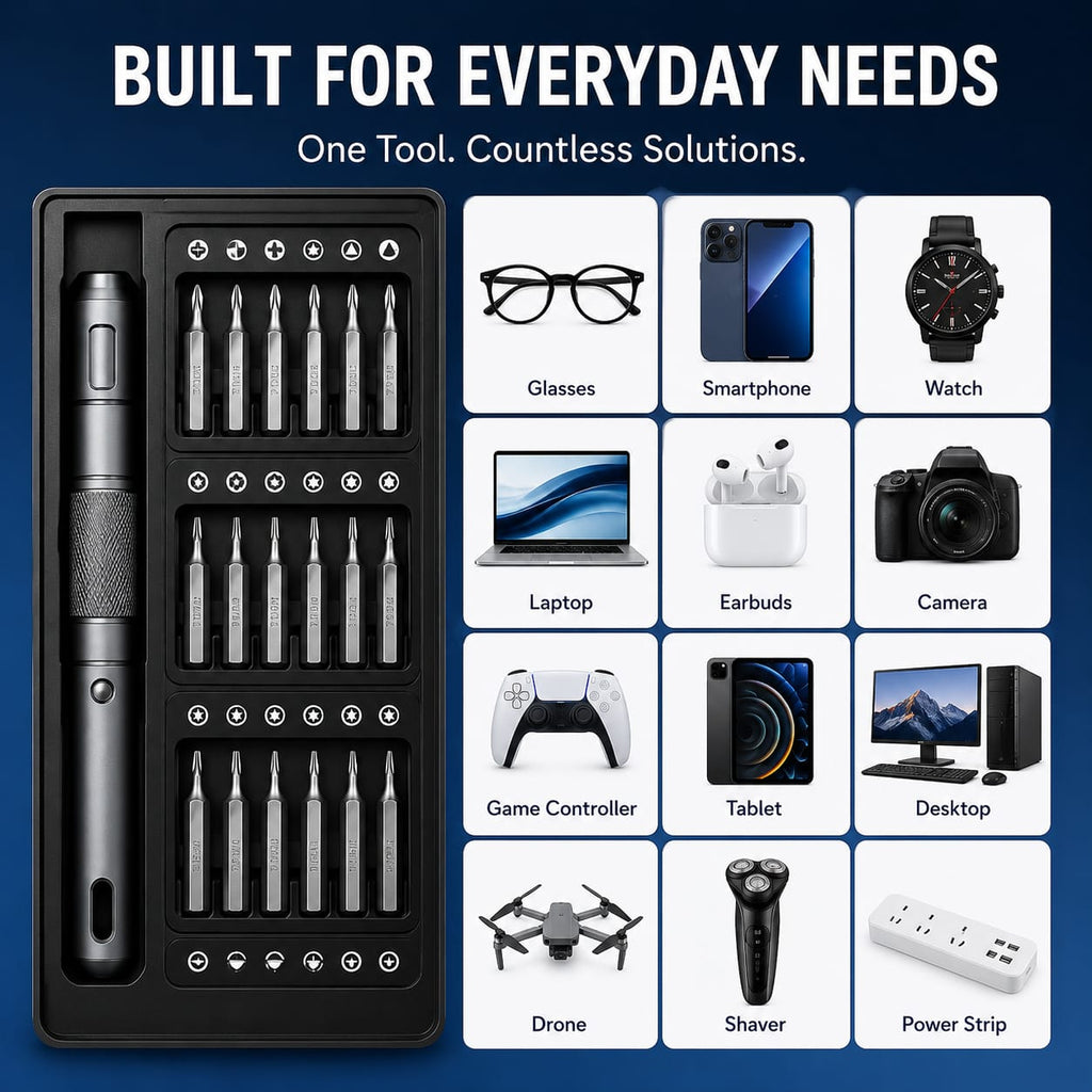 Portable Precision Screwdriver Repair Set
