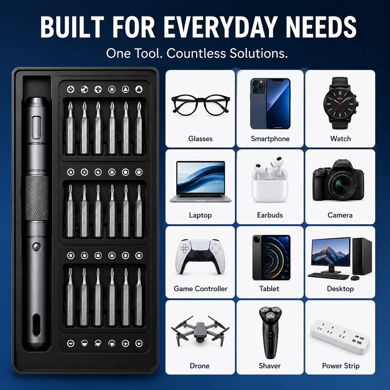 Portable Precision Screwdriver Repair Set